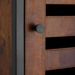 Tectake Consoles Et Drapiers Armoire D’appoint DURHAM Meuble De Rangement Style Vintage -Marquee Magasin armoire d appoint durham meuble de rangement style vintage 4