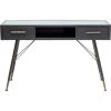 Kare Design Consoles Et Drapiers Bureau Industriel 2 Tiroirs En Acier Et Verre -Marquee Magasin bureau industriel 2 tiroirs en acier et verre