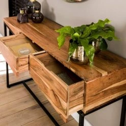 Terre De Nuit Coiffeuses Coiffeuse 2 Tiroirs -Marquee Magasin coiffeuse 2 tiroirs 2