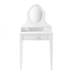 Maisons Du Monde Coiffeuses Coiffeuse 3 Tiroirs Blanche