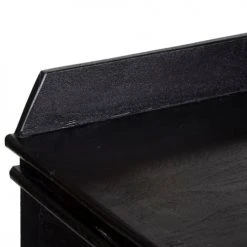 Bepurehome Consoles Et Drapiers Coiffeuse 5 Tiroirs En Bois Noir -Marquee Magasin coiffeuse 5 tiroirs en bois noir 4