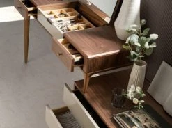 Angel Cerda Coiffeuses Coiffeuse Amovible En Bois Plaqué Noyer Et MDF Seda Brillo -Marquee Magasin coiffeuse amovible en bois plaque noyer et mdf seda brillo 2