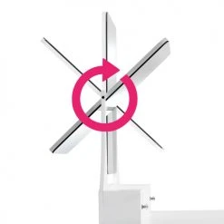 Tectake Coiffeuses Coiffeuse CLAIRE Avec Miroir 5 Tiroirs Effet Blanc -Marquee Magasin coiffeuse claire avec miroir 5 tiroirs effet blanc 3