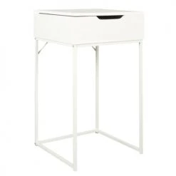 The Home Deco Factory Coiffeuses Coiffeuse Compacte Effet Bois Blanc