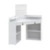 Symbiosis Coiffeuses Coiffeuse Effet Bois Blanc -Marquee Magasin coiffeuse effet bois blanc