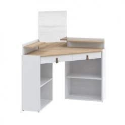 Symbiosis Coiffeuses Coiffeuse Effet Bois Blanc Et Chêne Naturel