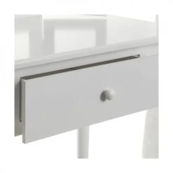 Wadiga Coiffeuses Coiffeuse En Bois Blanc Avec Miroir -Marquee Magasin coiffeuse en bois blanc avec miroir 8