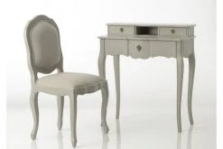 Marquee Magasin -Marquee Magasin coiffeuse romantique de style baroque en bois 3 tiroirs 1 niche 1