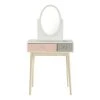 Maisons Du Monde Coiffeuses Coiffeuse Vintage Blanche Et Rose -Marquee Magasin coiffeuse vintage blanche et rose 1000 13 35 150259 1