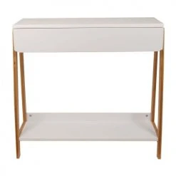 Casâme Consoles Et Drapiers Console 1 Tiroir Blanc Avec Tablette -Marquee Magasin console 1 tiroir blanc avec tablette 3