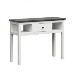 Brw Consoles Et Drapiers Console 1 Tiroir Blanc Et Naturel Foncé 7 Brw Consoles Et Drapiers Console 1 Tiroir Blanc Et Naturel Foncé -Marquee Magasin console 1 tiroir blanc et naturel fonce 2