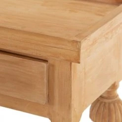 Altobuy Consoles Et Drapiers Console 1 Tiroir Bois Exotique Avec Plateau Inférieur -Marquee Magasin console 1 tiroir bois exotique avec plateau inferieur 4