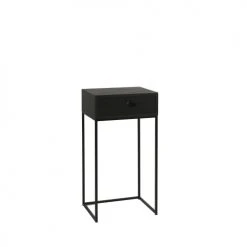 Pomax Consoles Et Drapiers Console 1 Tiroir L40cm Noir