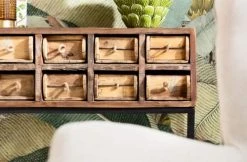 Kare Design Consoles Et Drapiers Console 14 Tiroirs En Bois Recyclé Et Acier -Marquee Magasin console 14 tiroirs en bois recycle et acier 4