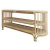 Rendez Vous Déco Consoles Et Drapiers Console 140 Cm En Rotin Naturel Avec étagères -Marquee Magasin console 140 cm en rotin naturel avec etageres