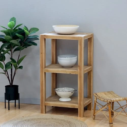 Dendro Consoles Et Drapiers Console 2 Niveaux Bois Massif 4 Dendro Consoles Et Drapiers Console 2 Niveaux Bois Massif – Image 2