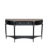 Chehoma Consoles Et Drapiers Console 2 Plateaux En Bois Noir