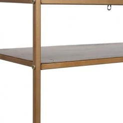 Altobuy Consoles Et Drapiers Console 2 Plateaux H.50cm Métal Or Vieilli -Marquee Magasin console 2 plateaux h 50cm metal or vieilli 3