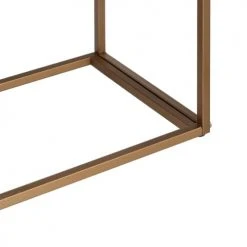 Altobuy Consoles Et Drapiers Console 2 Plateaux H.50cm Métal Or Vieilli -Marquee Magasin console 2 plateaux h 50cm metal or vieilli 4