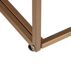 Altobuy Consoles Et Drapiers Console 2 Plateaux H.50cm Métal Or Vieilli -Marquee Magasin console 2 plateaux h 50cm metal or vieilli 5