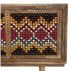 MACABANE Consoles Et Drapiers Console 2 Portes Coulissantes 1 étagère En Manguier -Marquee Magasin console 2 portes coulissantes 1 etagere en manguier 9