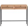 ELLE Décoration Consoles Et Drapiers Console 2 Tiroirs 100cm En Cannage Naturel -Marquee Magasin console 2 tiroirs 100cm en cannage naturel
