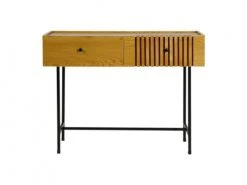 Jardideco Consoles Et Drapiers Console 2 Tiroirs