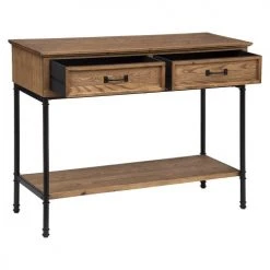 Decoratie Consoles Et Drapiers Console 2 Tiroirs -Marquee Magasin console 2 tiroirs 3