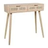 Jardideco Consoles Et Drapiers Console 2 Tiroirs Bois -Marquee Magasin console 2 tiroirs bois