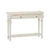 Altobuy Consoles Et Drapiers Console 2 Tiroirs Bois Aspect Vieilli Blanc Cassé -Marquee Magasin console 2 tiroirs bois aspect vieilli blanc casse