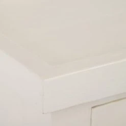 Altobuy Consoles Et Drapiers Console 2 Tiroirs Bois Aspect Vieilli Blanc Cassé -Marquee Magasin console 2 tiroirs bois aspect vieilli blanc casse 3