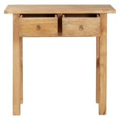 Zago Consoles Et Drapiers Console 2 Tiroirs Bois D'orme 90cm -Marquee Magasin console 2 tiroirs bois d orme 90cm 5
