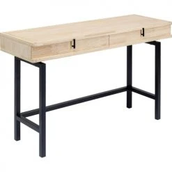 Kare Design Consoles Et Drapiers Console 2 Tiroirs En Hévéa Massif -Marquee Magasin console 2 tiroirs en hevea massif 3