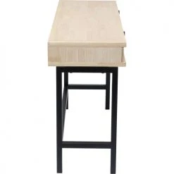 Kare Design Consoles Et Drapiers Console 2 Tiroirs En Hévéa Massif -Marquee Magasin console 2 tiroirs en hevea massif 4