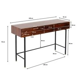 Kare Design Consoles Et Drapiers Console 2 Tiroirs En Sheesham Massif -Marquee Magasin console 2 tiroirs en sheesham massif 3