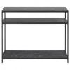 Meubles & Design Consoles Et Drapiers Console 3 Plateaux Effet Marbre Noir -Marquee Magasin console 3 plateaux effet marbre noir