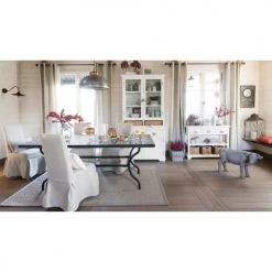 Maisons Du Monde Consoles Et Drapiers Console 3 Tiroirs, 3 Paniers Blanche -Marquee Magasin console 3 tiroirs 3 paniers blanche 1000 14 17 117195 12