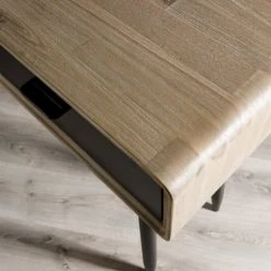 MACABANE Consoles Et Drapiers Console 3 Tiroirs Bois Et Métal Noir -Marquee Magasin console 3 tiroirs bois et metal noir 5