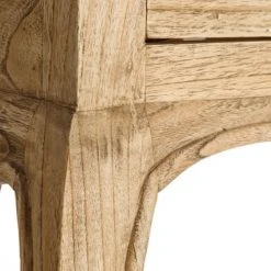 Altobuy Consoles Et Drapiers Console 3 Tiroirs Bois Exotique Naturel -Marquee Magasin console 3 tiroirs bois exotique naturel 3