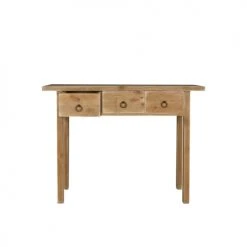 Dendro Consoles Et Drapiers Console 3 Tiroirs Bois Massif -Marquee Magasin console 3 tiroirs bois massif 4
