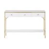 Maisons Du Monde Consoles Et Drapiers Console 3 Tiroirs En Acacia Massif Blanc -Marquee Magasin console 3 tiroirs en acacia massif blanc 1000 0 2 175236 1