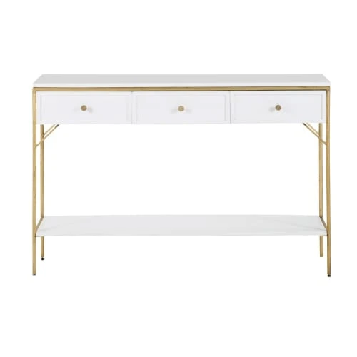 Maisons Du Monde Consoles Et Drapiers Console 3 Tiroirs En Acacia Massif Blanc 3 Maisons Du Monde Consoles Et Drapiers Console 3 Tiroirs En Acacia Massif Blanc