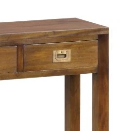 MOYCOR Consoles Et Drapiers Console 3 Tiroirs En Bois Marron L110 -Marquee Magasin console 3 tiroirs en bois marron l110 3