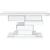 Kare Design Consoles Et Drapiers Console 3 Tiroirs En Verre Miroir -Marquee Magasin console 3 tiroirs en verre miroir