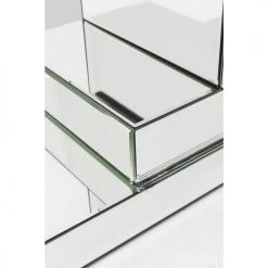 Kare Design Consoles Et Drapiers Console 3 Tiroirs En Verre Miroir -Marquee Magasin console 3 tiroirs en verre miroir 3