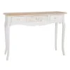 Altobuy Consoles Et Drapiers Console 3 Tiroirs Motif Floral Bois Massif Et Mdf -Marquee Magasin console 3 tiroirs motif floral bois massif et mdf