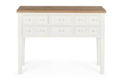 Hellin Consoles Et Drapiers Console 6 Tiroirs En Bois