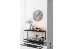 Hellin Consoles Et Drapiers Console à Double Plateau En Bois De Manguier Noir Et Métal L160 -Marquee Magasin console a double plateau en bois de manguier noir et metal l160 2