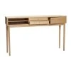 Hubsch Consoles Et Drapiers Console à Tiroirs En Bois Beige -Marquee Magasin console a tiroirs en bois beige
