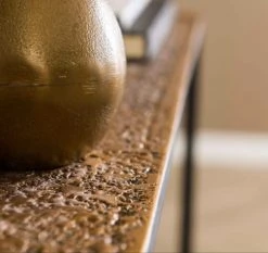 Mathi Design Consoles Et Drapiers Console Acier Et Bronze L75 -Marquee Magasin console acier et bronze l75 2